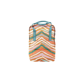 Mini Backpack | Tan Wild Stripes