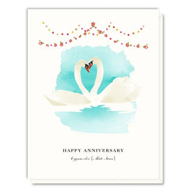 Card | Anniversary Swans