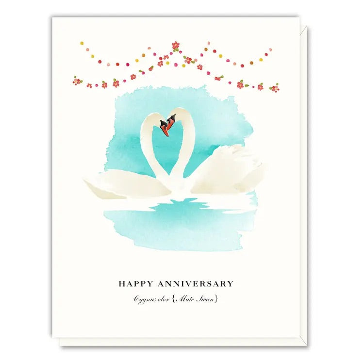 Card | Anniversary Swans