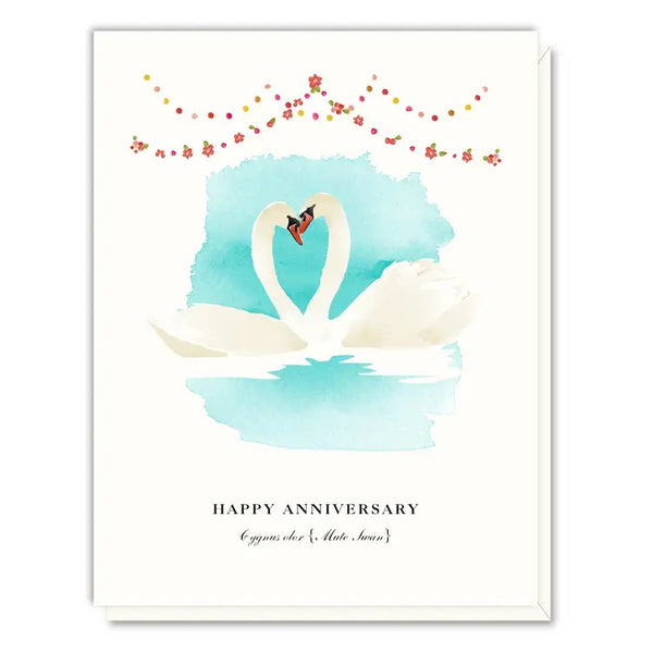 Card | Anniversary Swans