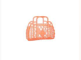 Mini Retro Basket | Neon Orange