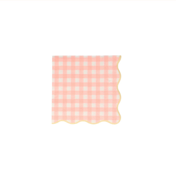 Gingham Small Napkins