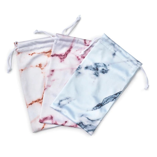 Marble Glasses Drawstring Case