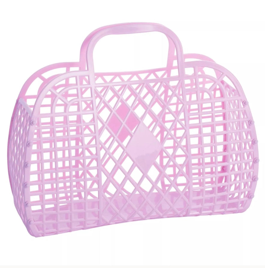 Large Retro Basket | Lilac