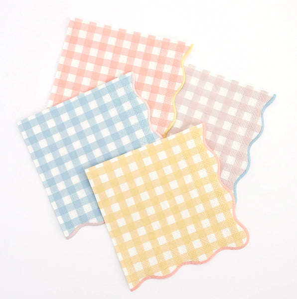Gingham Small Napkins