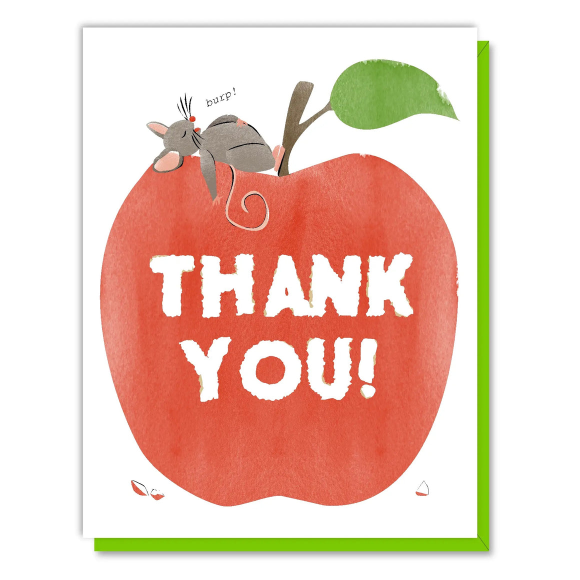 Thank You Card | Apple Mouse