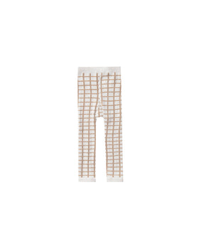 Leggings | Knit | Bronze Grid | 6-9Y