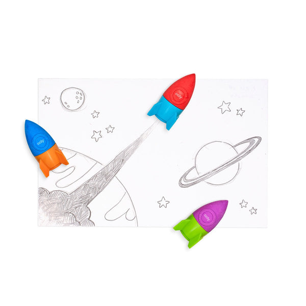 Eraser & Pencil Sharpener | Blast Off!