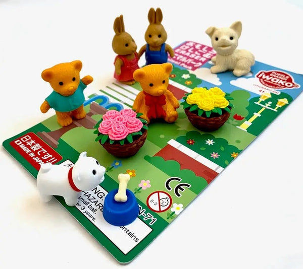 Eraser Set | Park Animals