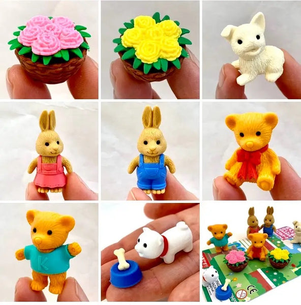 Eraser Set | Park Animals