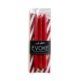 Tapered Candles | Red | Skinny 10"