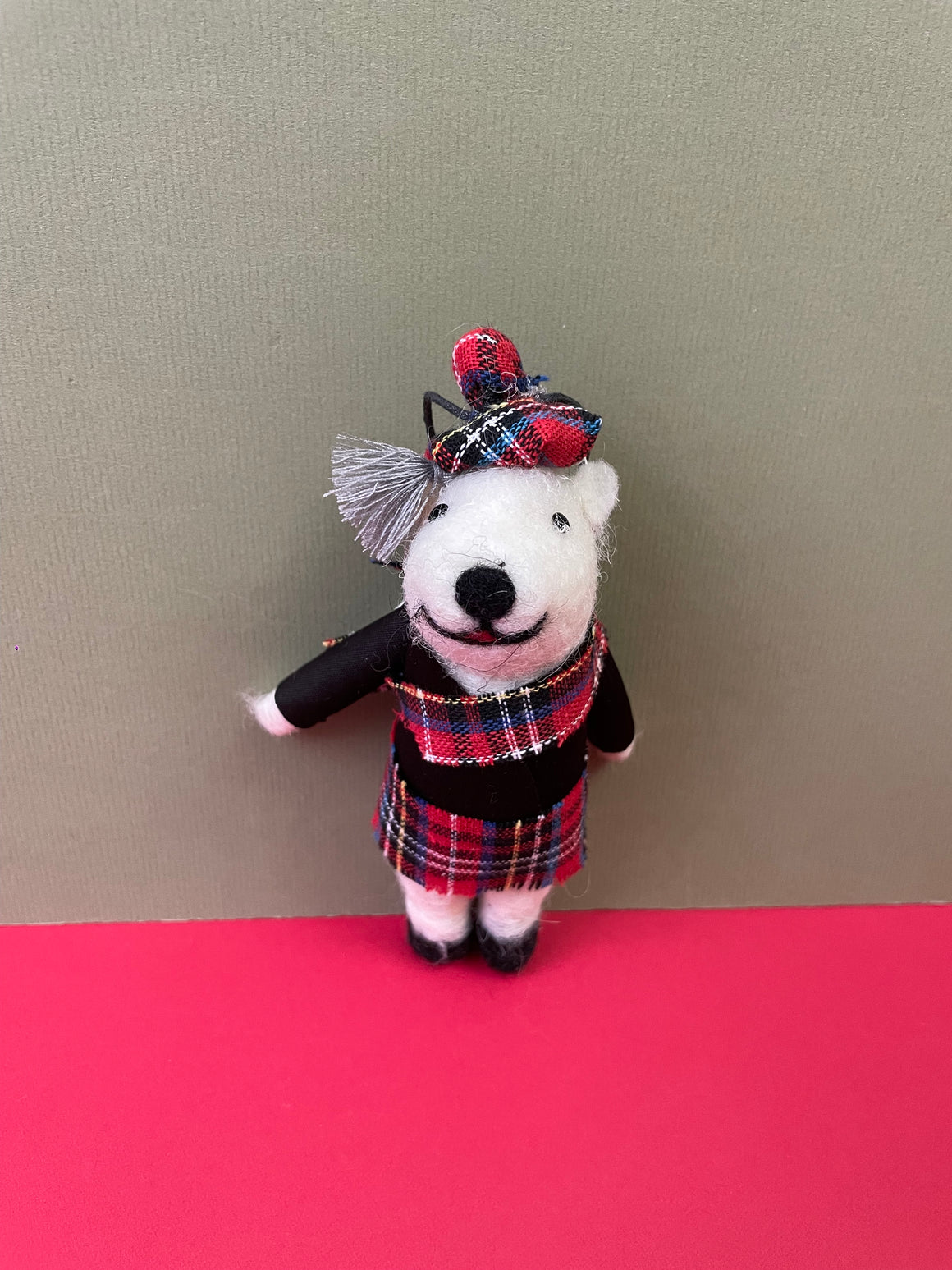 Christmas Ornament | Scottish Bear