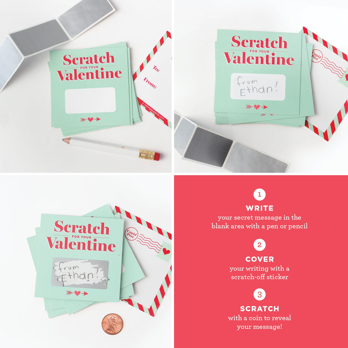 Scratch-Off Valentines | Mint