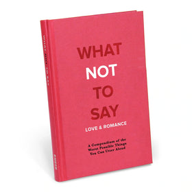 Book: What Not To Say | Love & Romance