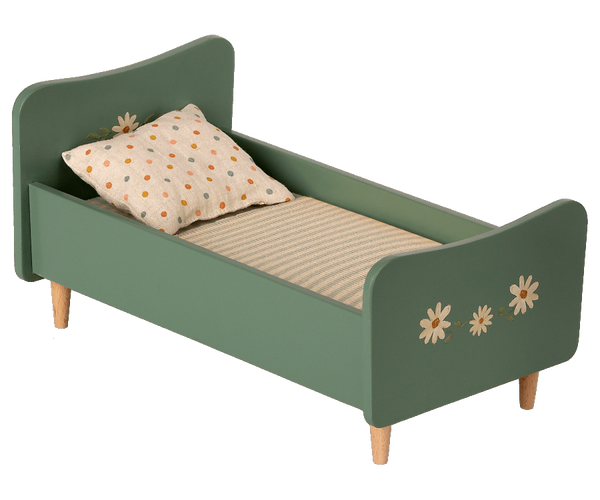 Wooden Bed | Mint Blue
