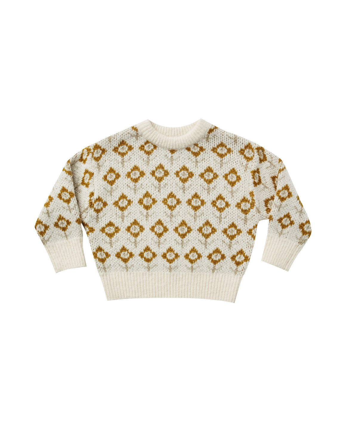 Pullover | Vintage Floral Knit | Ivory